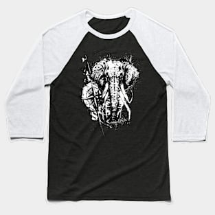 Compass Elephant Baseball T-Shirt